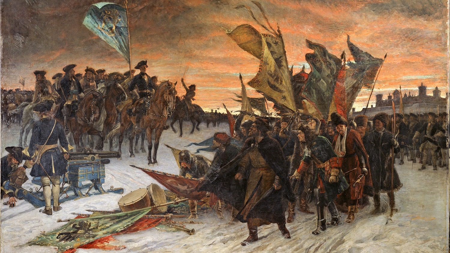 Ryska krigsfångar vid slaget vid Narva