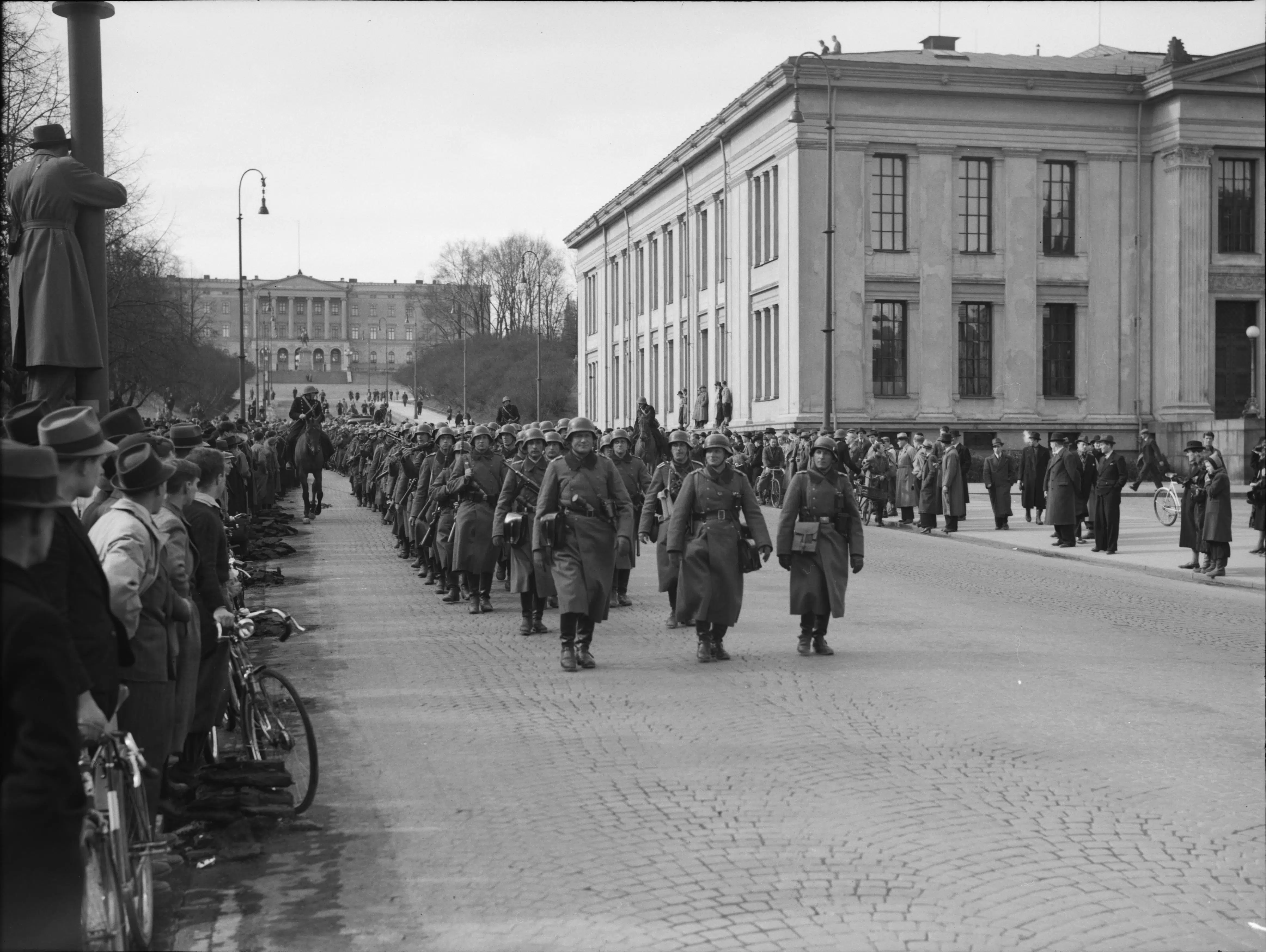 Tysk segerparad i Oslo 1940
