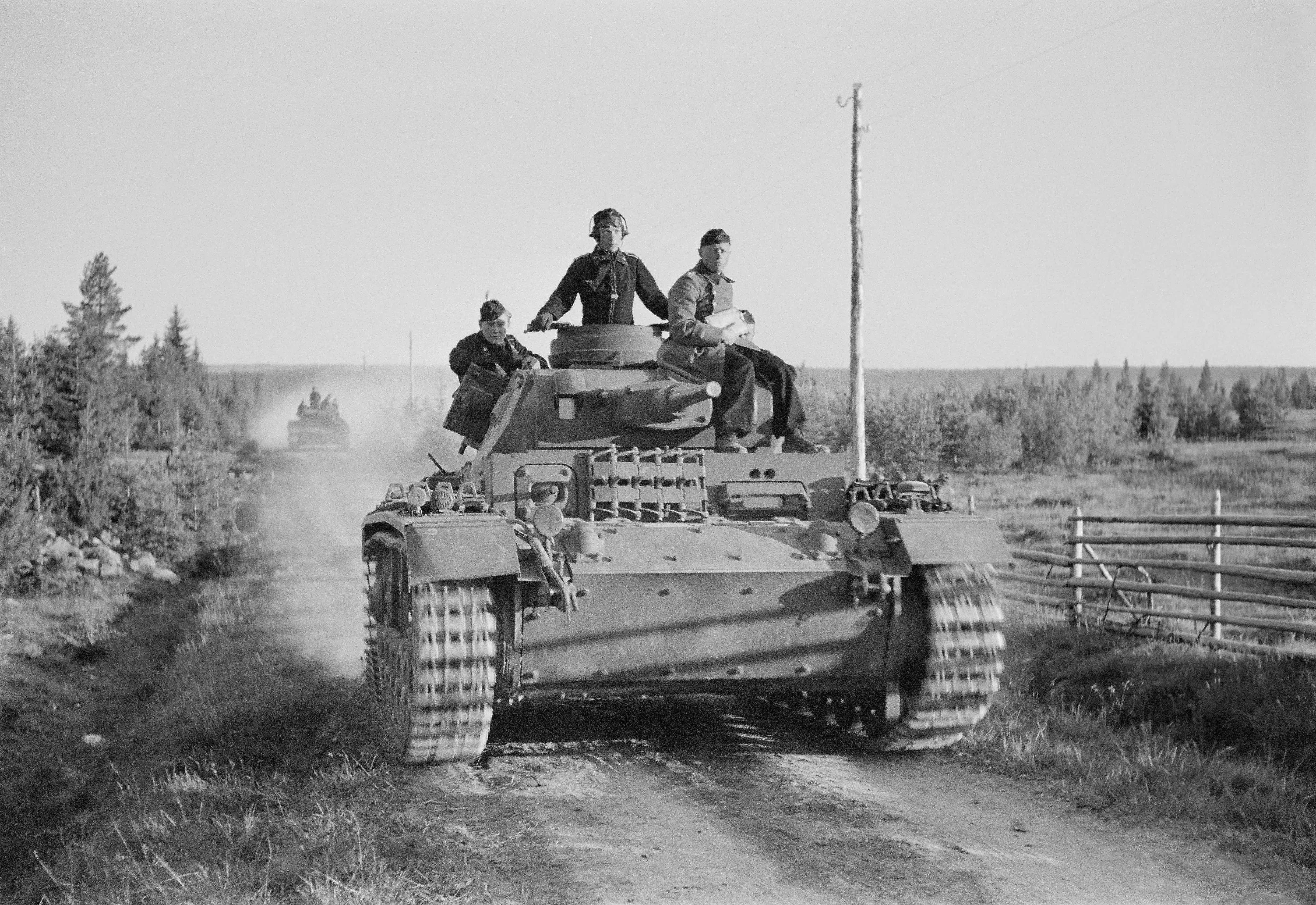 Tyska tanks vid Vasonvaara