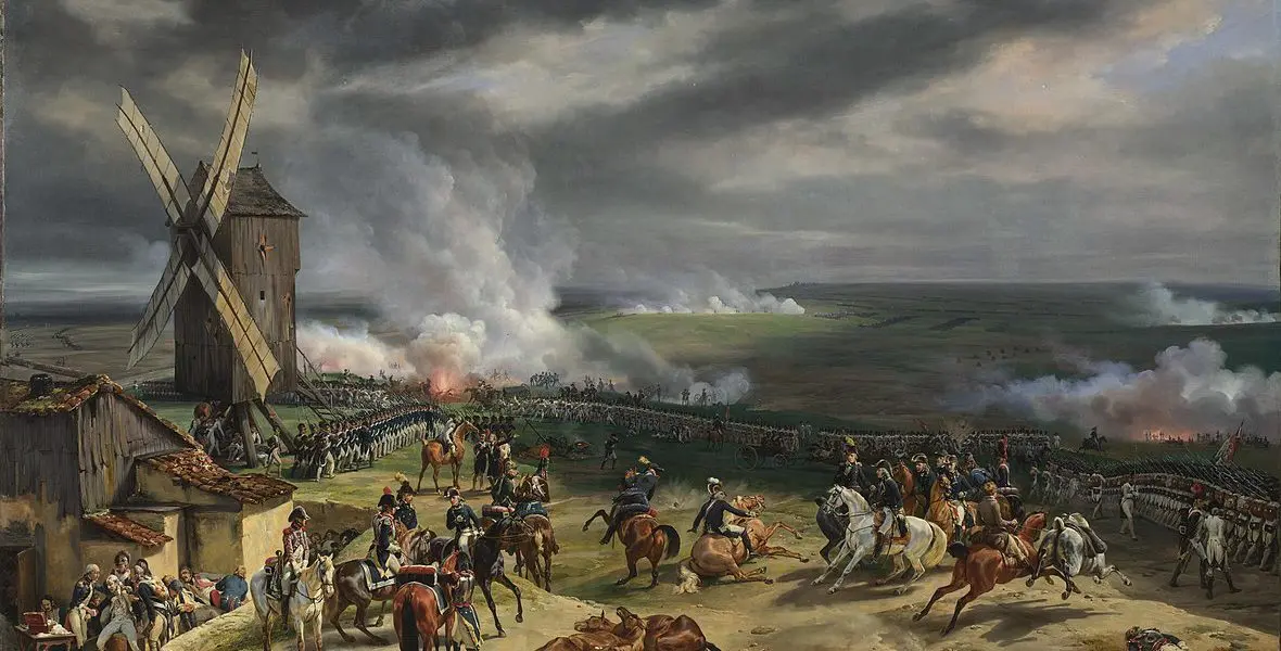 Slaget vid Valmy, September 20, 1792 av Horace Vernet - The National Gallery