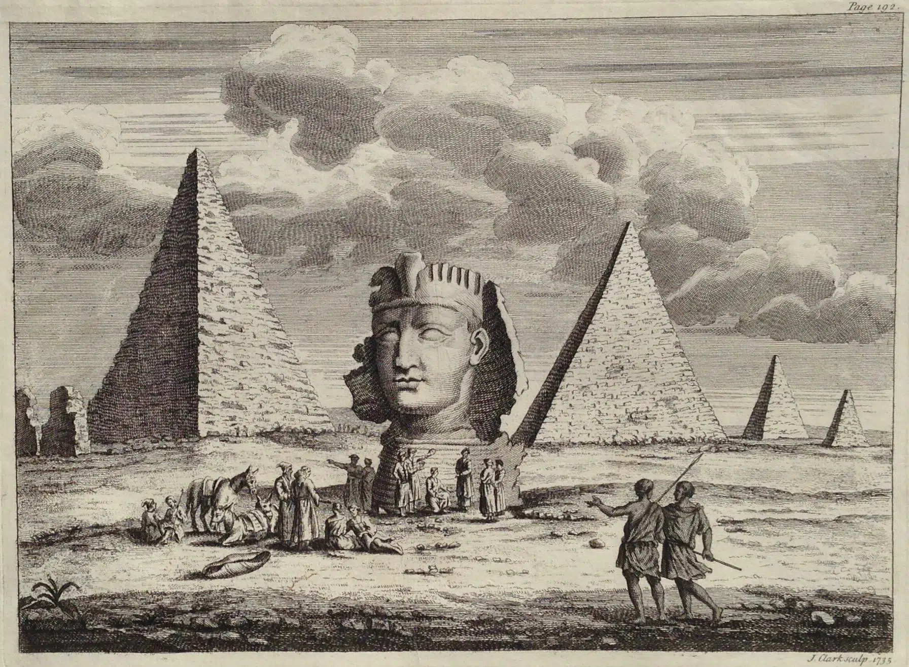 Pyramider i Giza, Karl XII