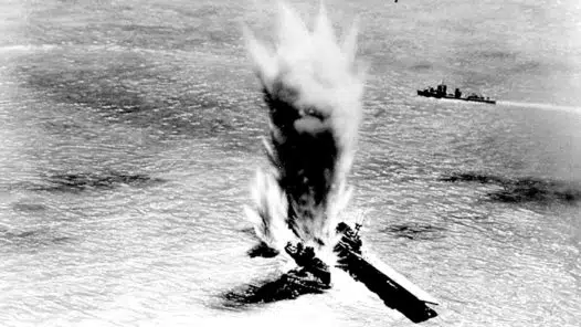 USS Yorktown sänks, slaget vidMidway