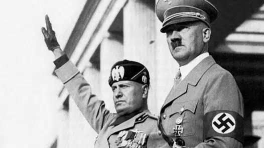 Mussolini allierar sig med Hitler