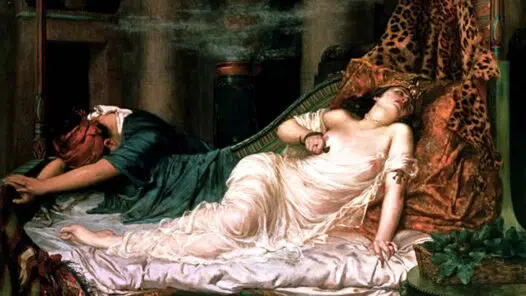 Kleopatras död