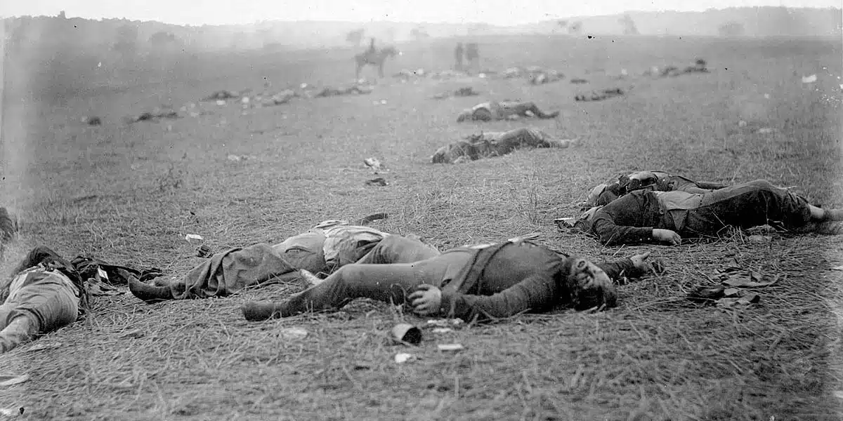 Döda unionssoldater vid Slaget vid Gettysburg