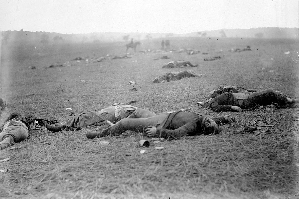 Döda unionssoldater vid Slaget vid Gettysburg