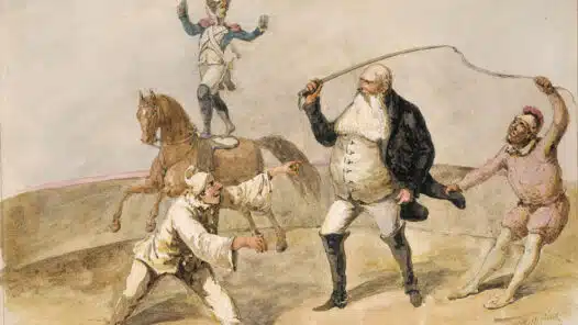 Ambulerande underhållare på 1800-talet