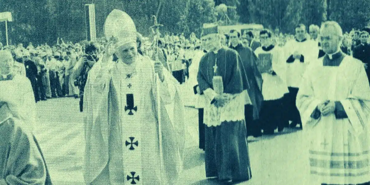 Påven Johannes Paulus II besöker kommunistiska Polen 1979