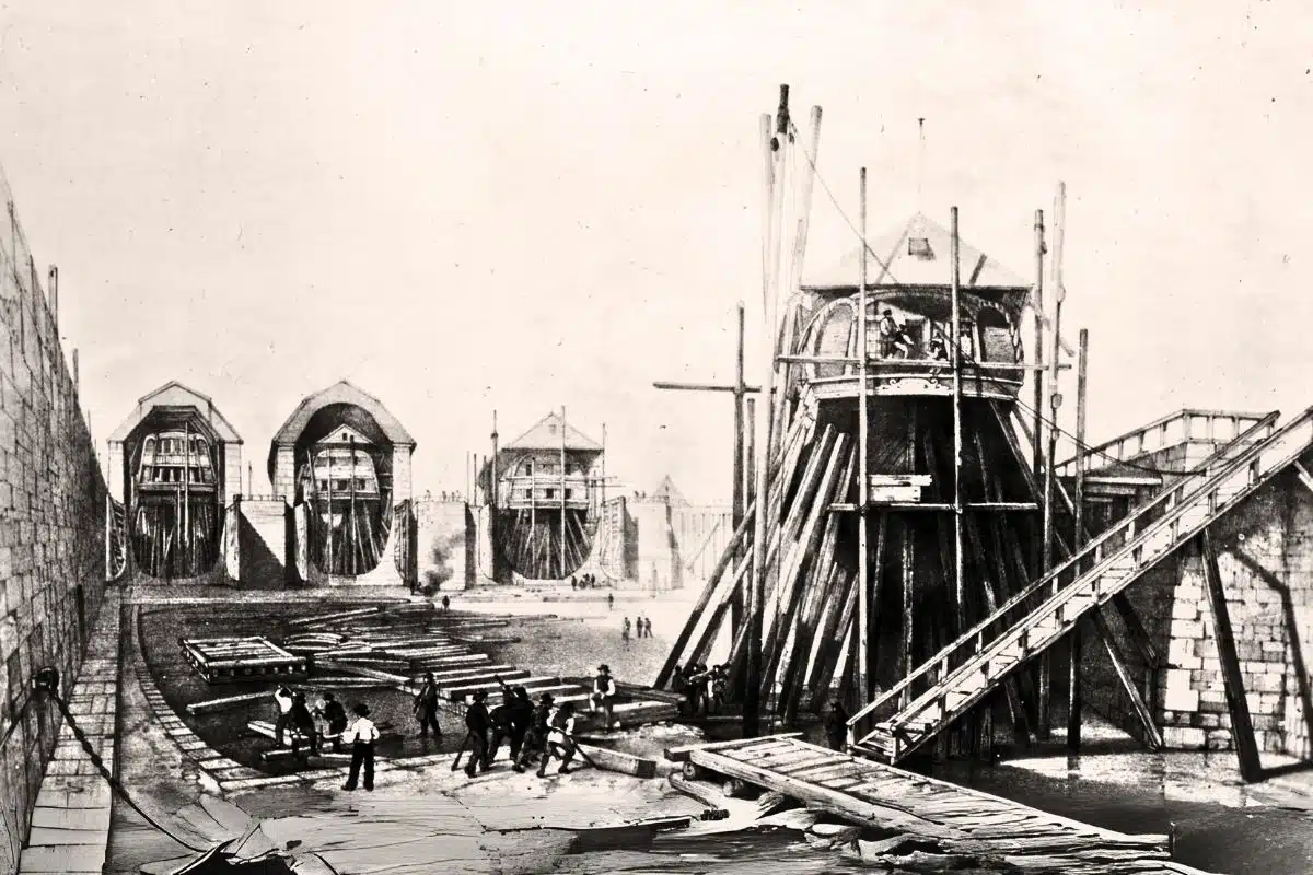 Karlskrona under 1800-talet och första världskriget